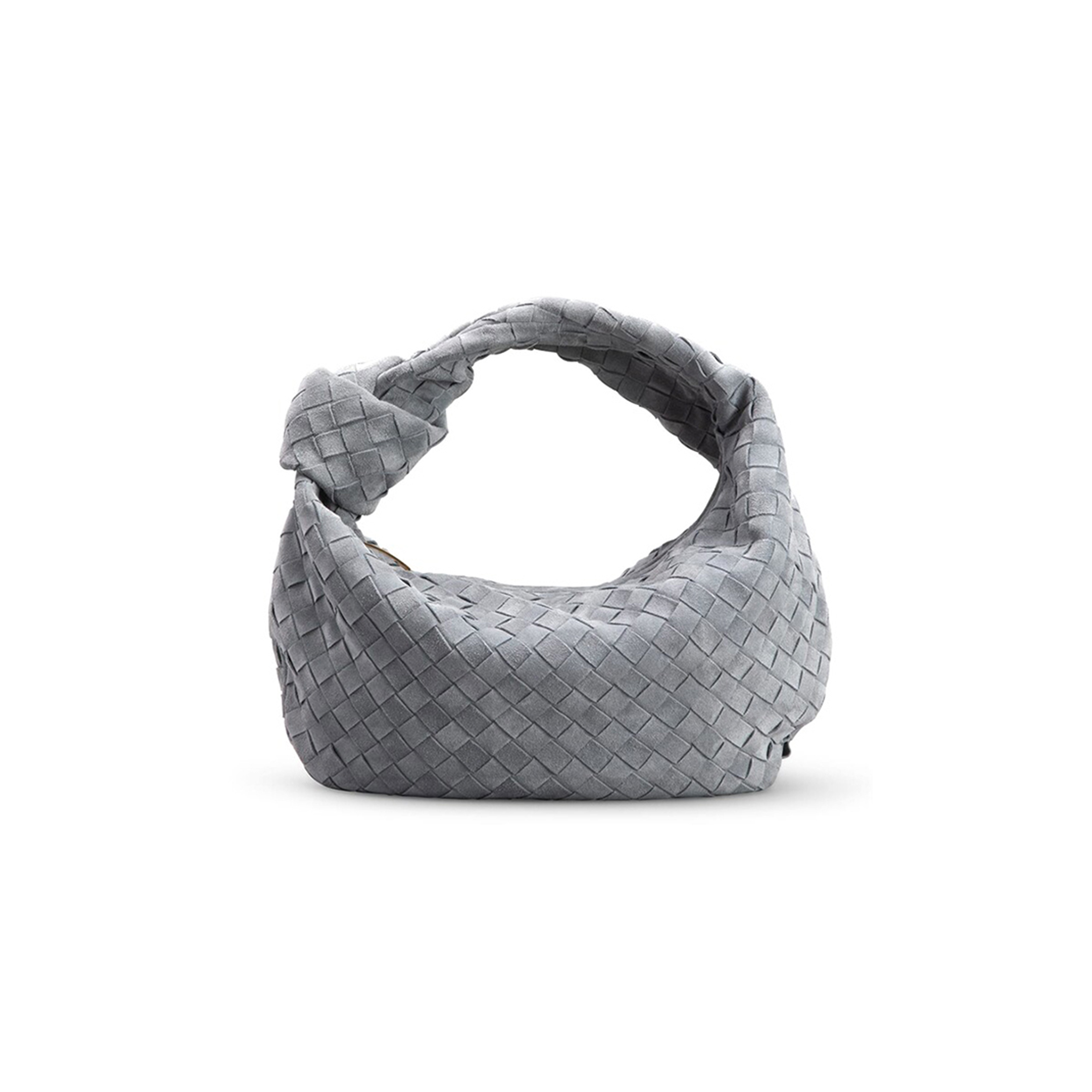 bo*te*ga Ve*ne*ta jodie teen intrecciato cashmere suede shoulder bag 600261 (48*40*16cm)